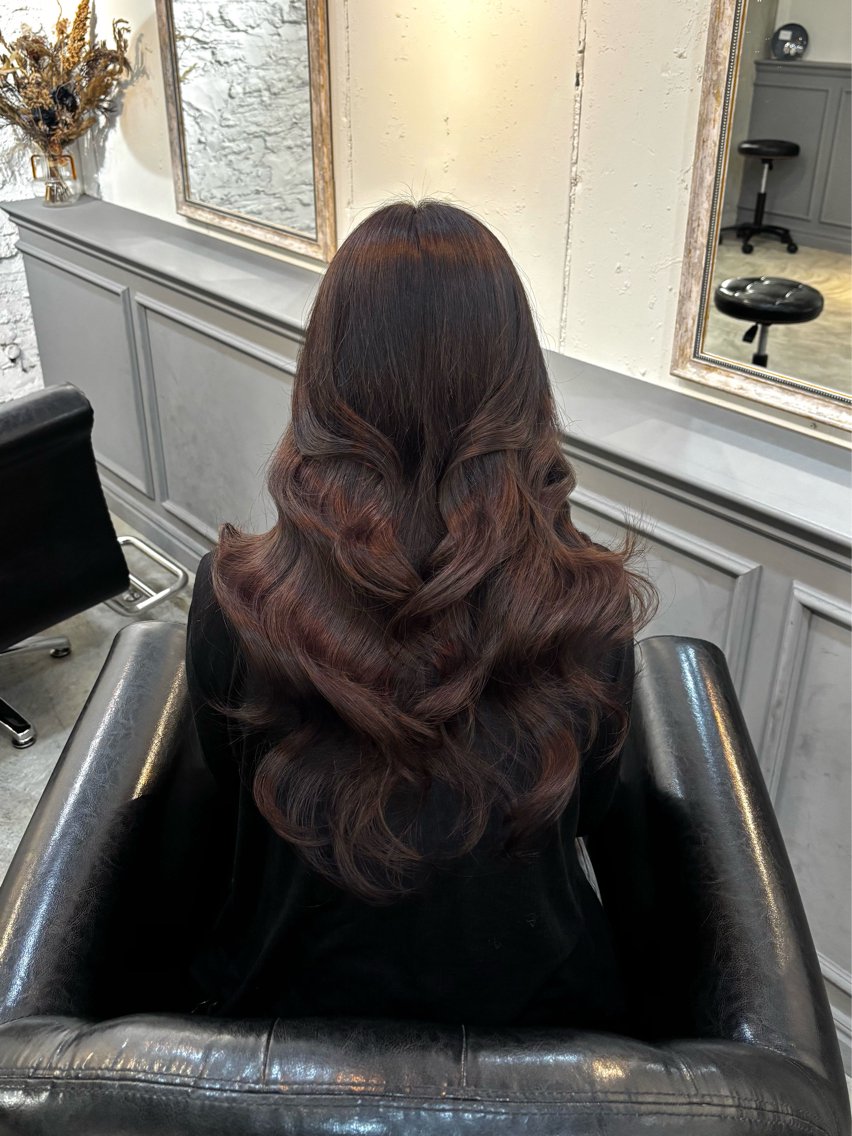 ロング カラー ヘアカラー 関口 玲那のヘアスタイル