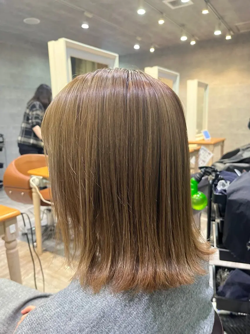 ショート トリートメント 宇都宮市ブリーチ/ 縮毛矯正専門Albaのヘアスタイル