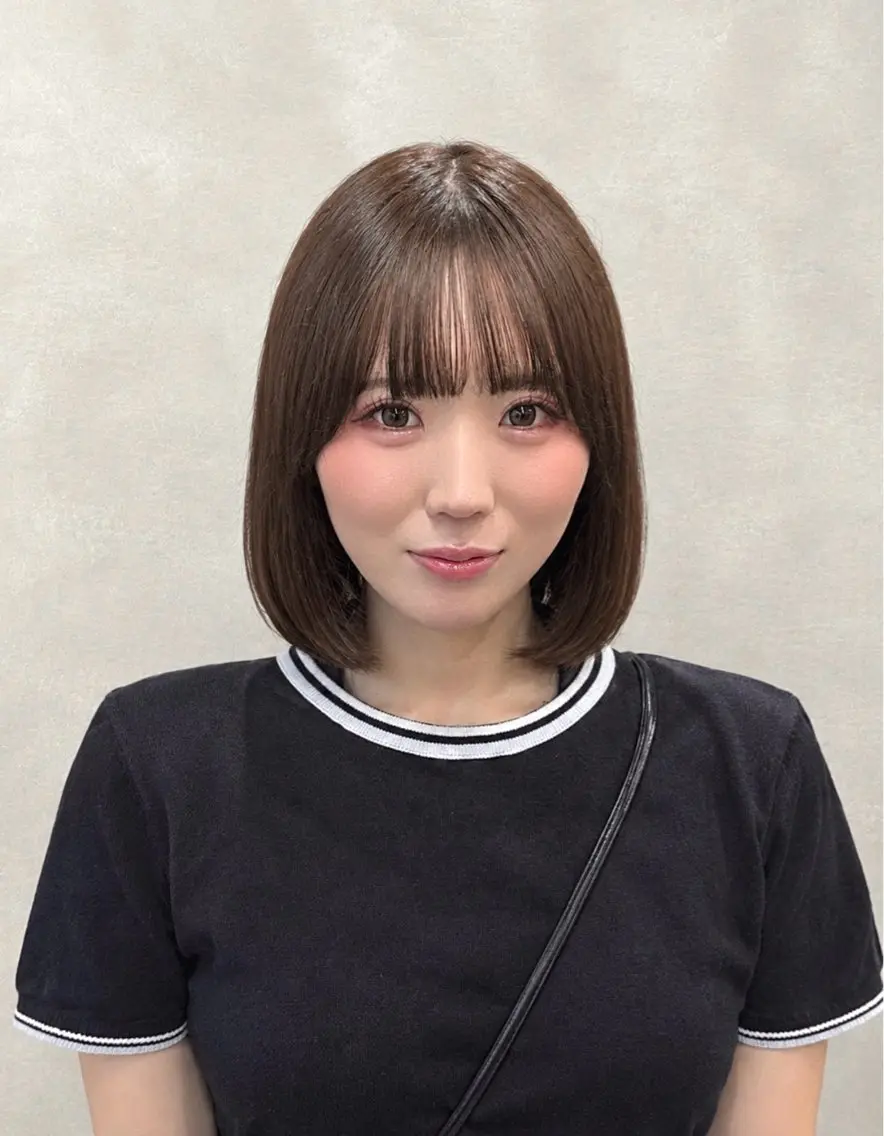 ショート カラー ブラウンカラー ヘアカラー 🤍艶モテカラー♡ ブラウン🤍Rimiのヘアスタイル