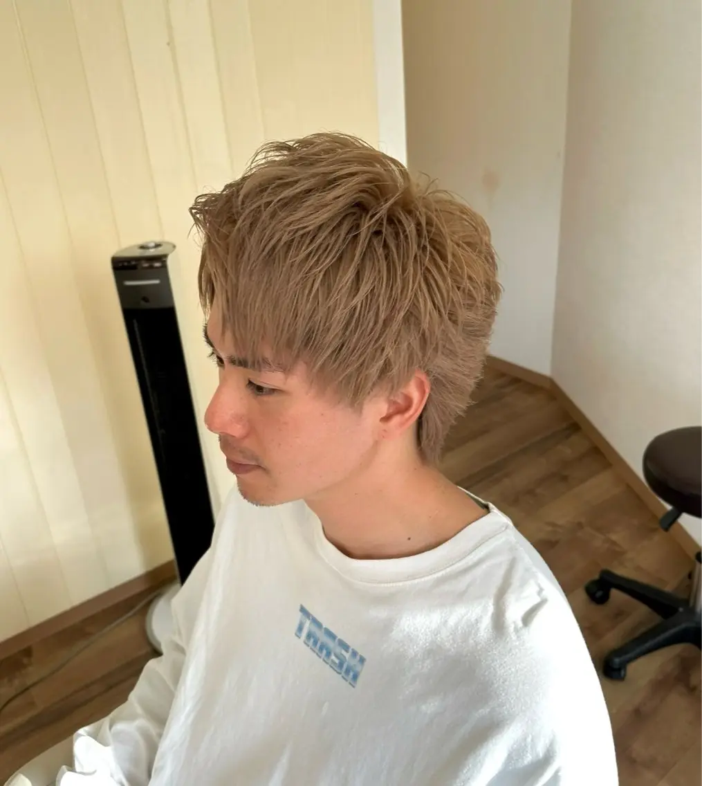 ショート メンズ カット ヘッドスパ 艶髪カラー/髪質改善 細貝 舞利のヘアスタイル
