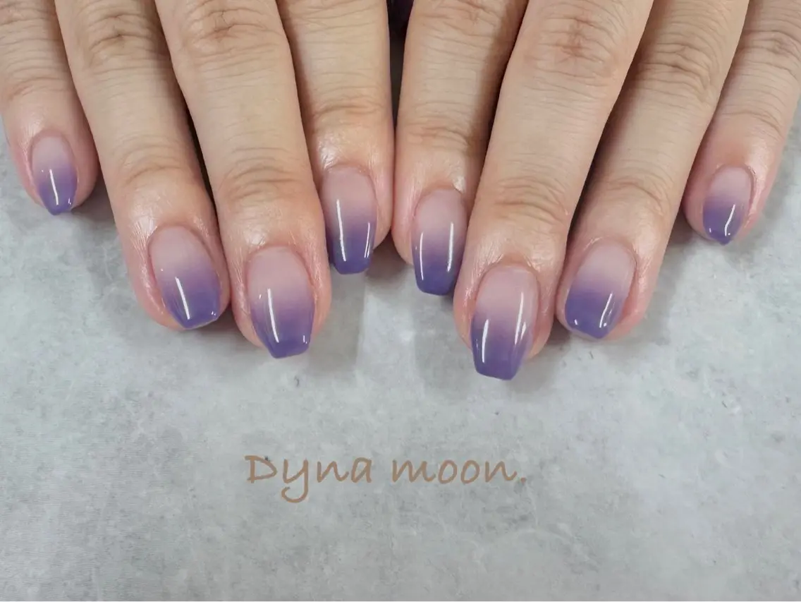ネイル グラデーション ハンドネイル Dyna moon. yukihaのネイルデザイン