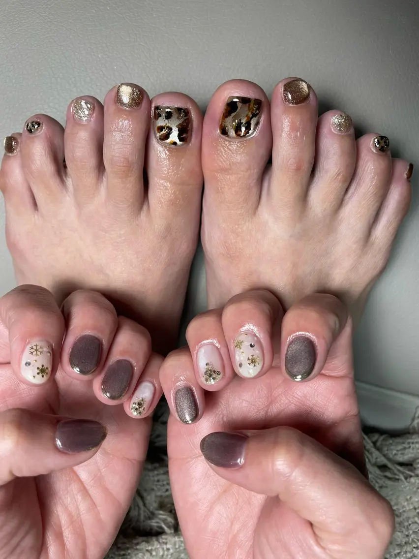 ネイル フットネイル ハンドネイル RISA joie nailのネイルデザイン