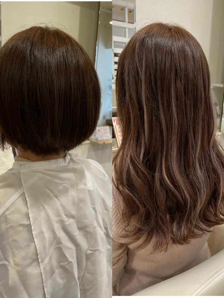 ✨カット+カラー+シールエクステ80本✨の写真