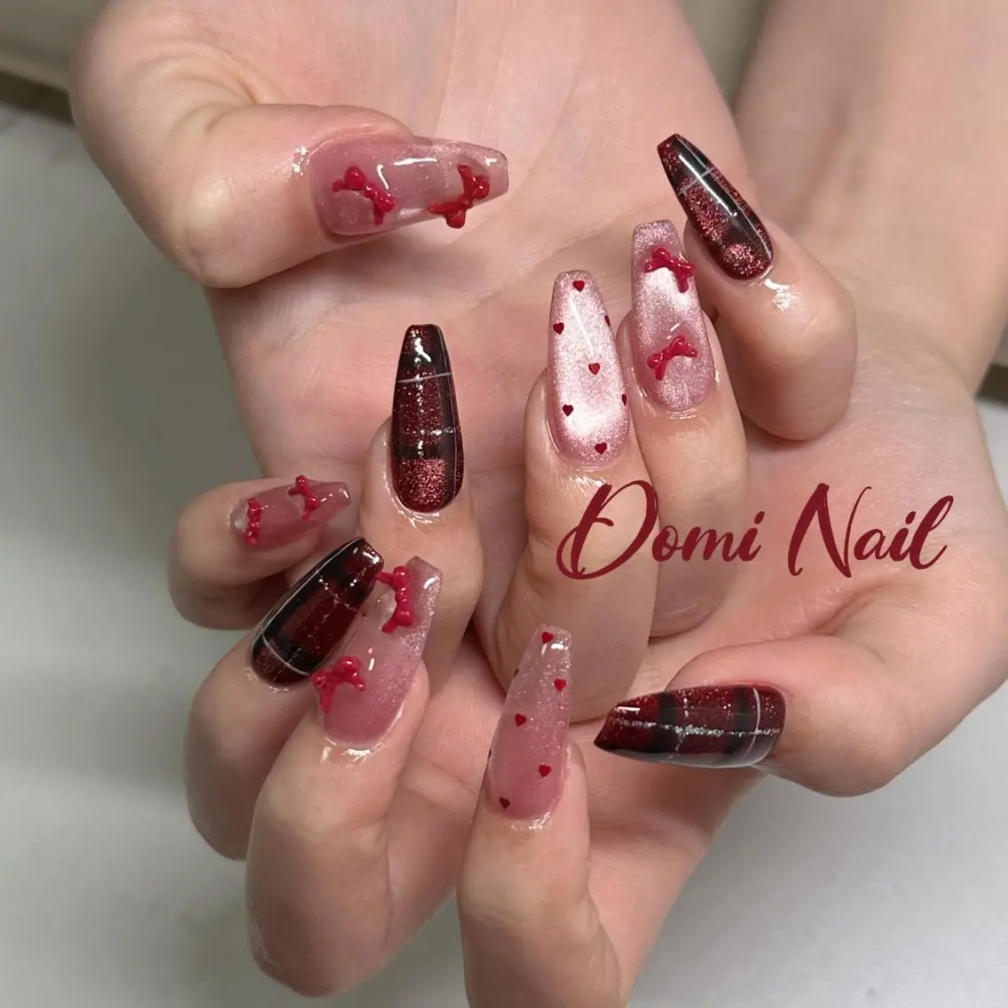 ネイル 持ち込み ネイルチップ ハンドネイル Domi Nail Salonのネイルデザイン