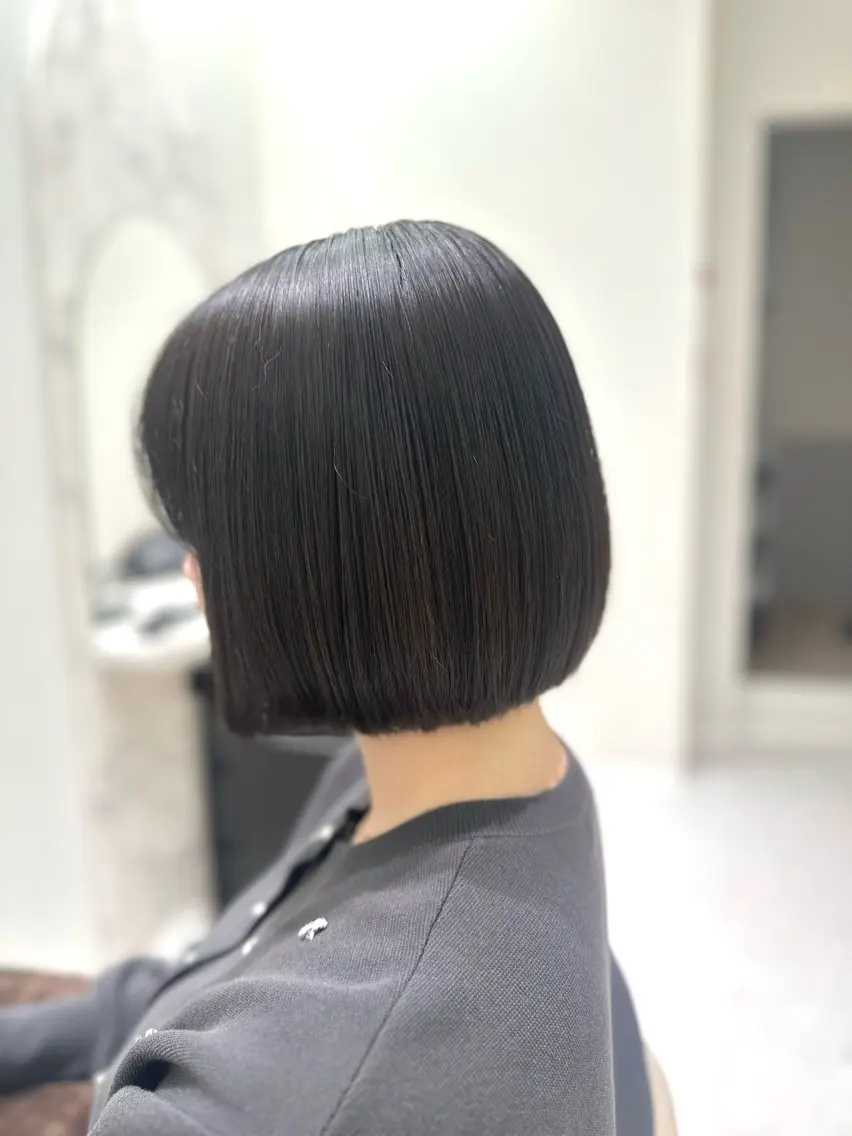 ショート カット トリートメント 韓国レイヤー✨ yasuko銀座のヘアスタイル