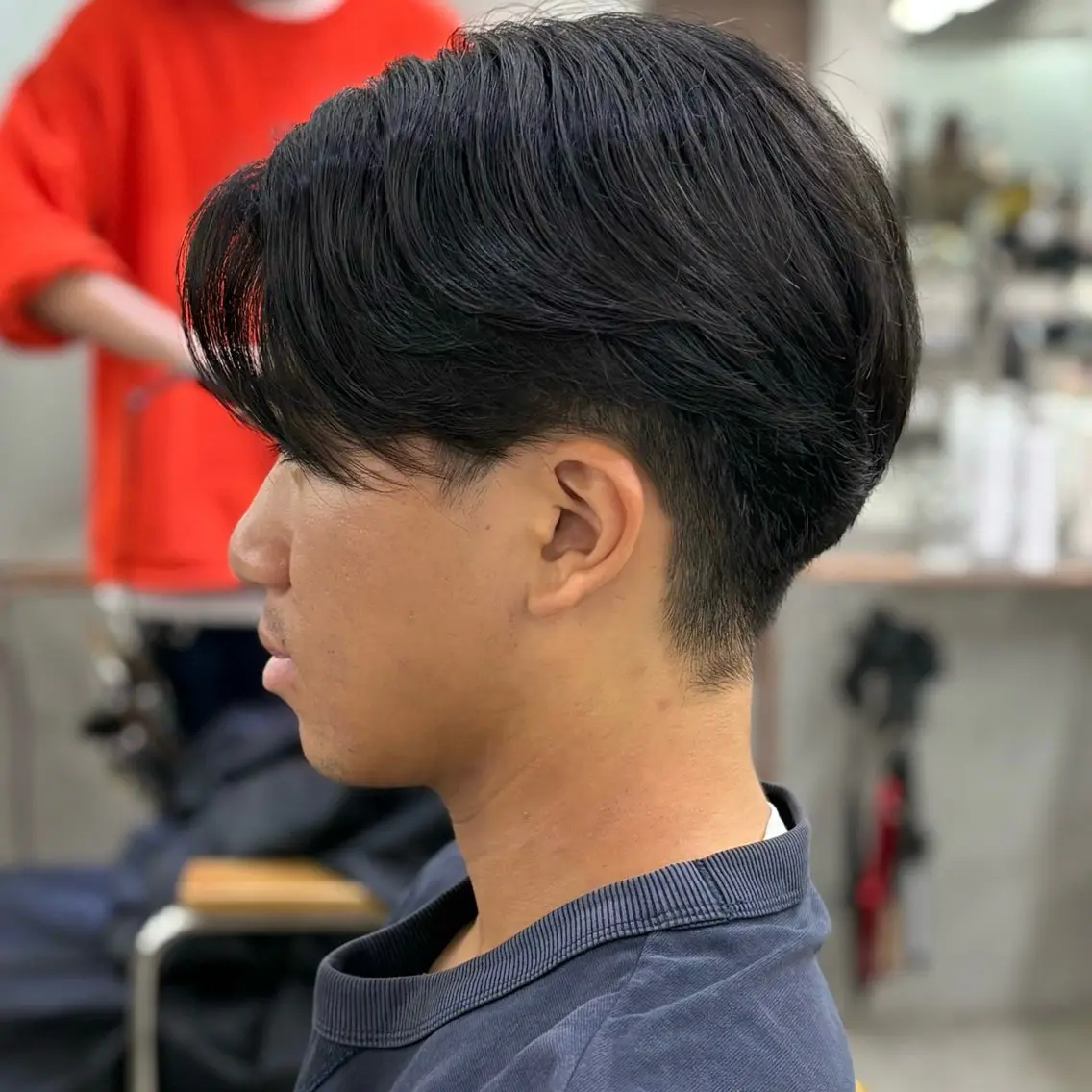 ショート 縮毛矯正 カット シャドウ パーマ/RYOTAのヘアスタイル