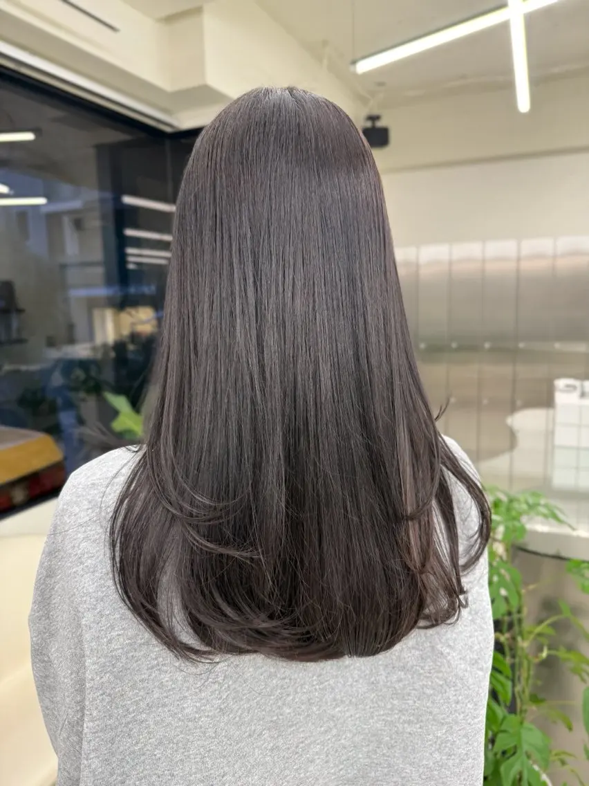 ロング カラー トリートメント ✨透明感たっぷりカラ ー✨/表参道/りりのヘアスタイル
