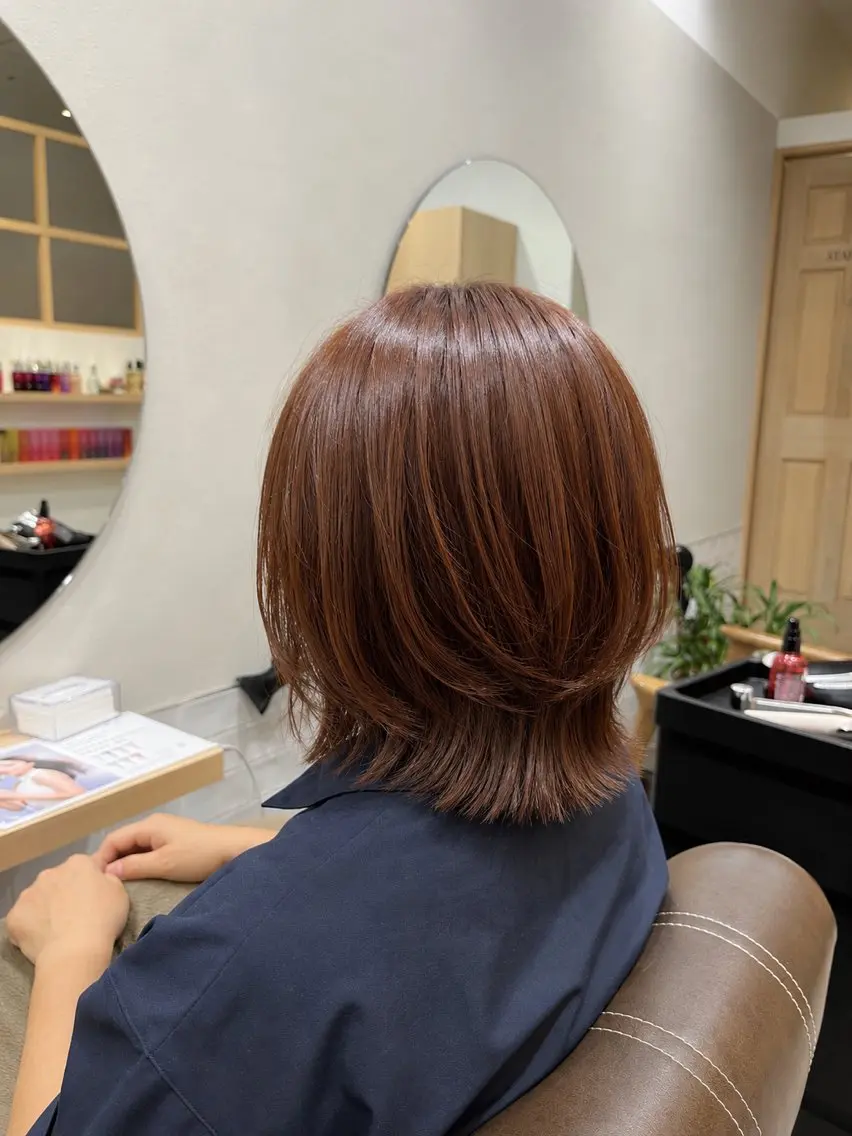 ミディアム レディースカット/ ヒグレアキコのヘアスタイル