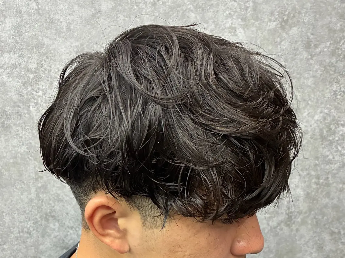 パーマ メンズ カット パーマ シャドウパーマ特化 🩵Chisatoのヘアスタイル