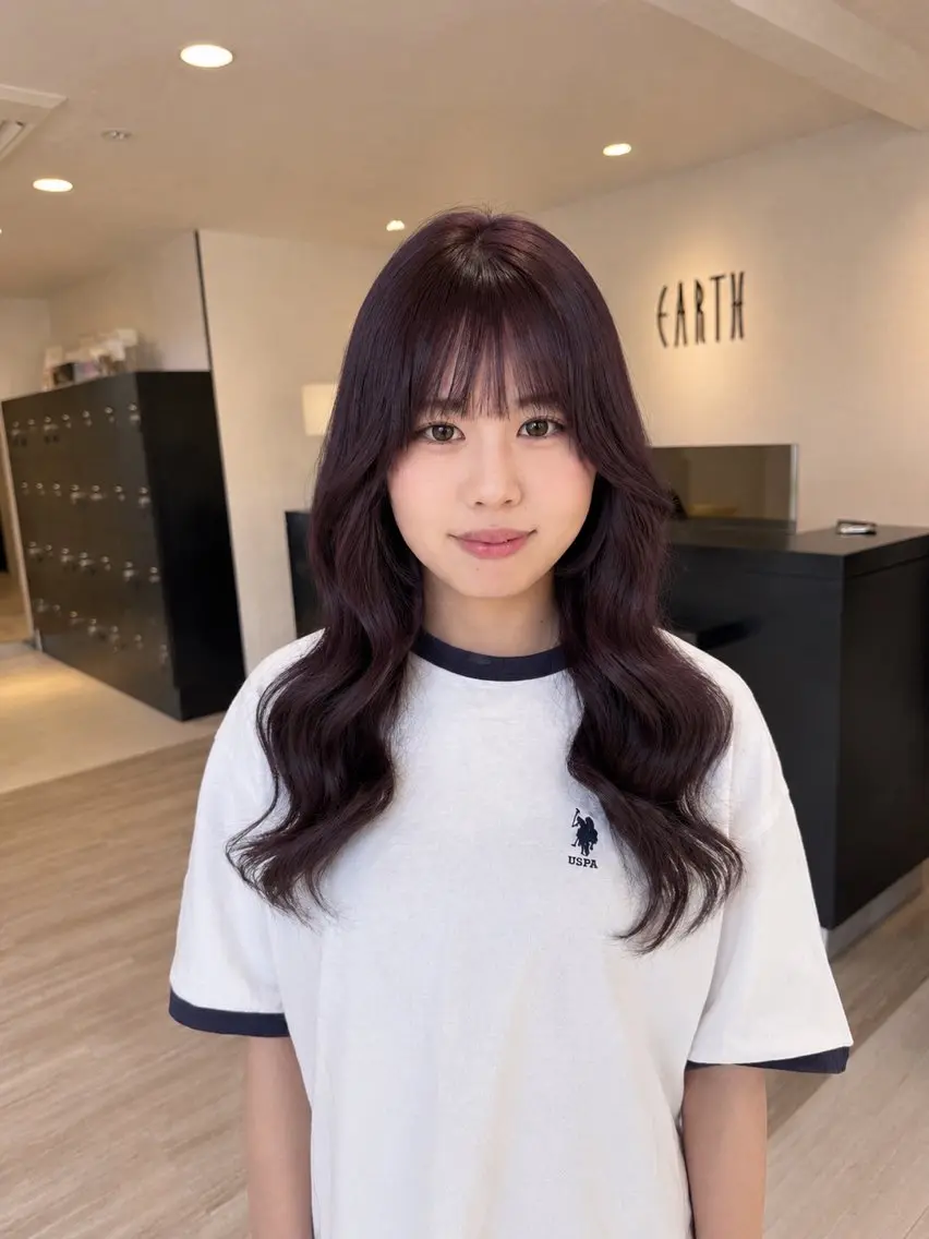 ロング カラー ヘアカラー 🍯透明感カラー MANA🍯のヘアスタイル