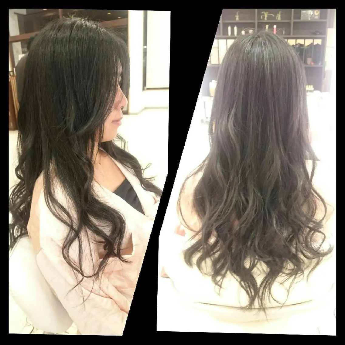 ロング ロング キンジョウ エナミのヘアスタイル