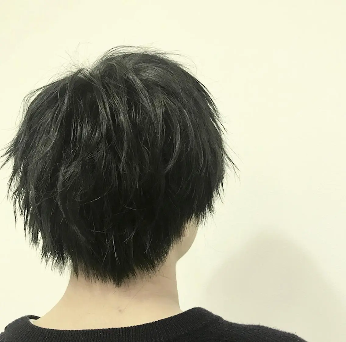 ショート カラー パーマ メンズ ニュアンスパーマ/ レイヤー/茶屋町のヘアスタイル