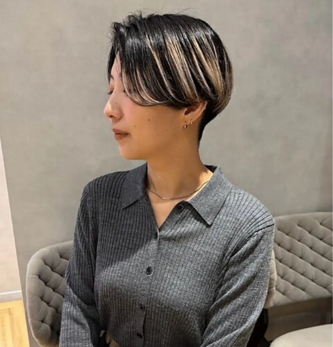 ショート ショートヘア 樋口 美咲のヘアスタイル
