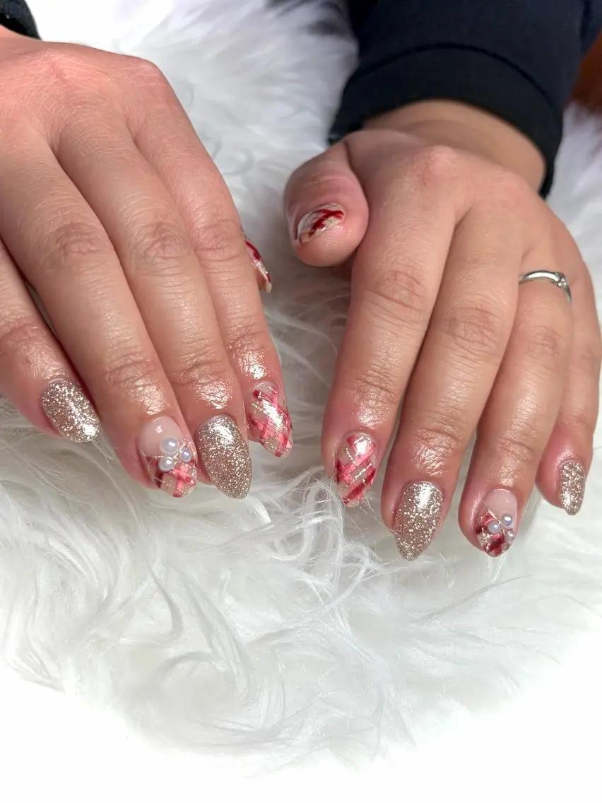 ネイル マグネットネイル 冬ネイル Nail room Aのネイルデザイン