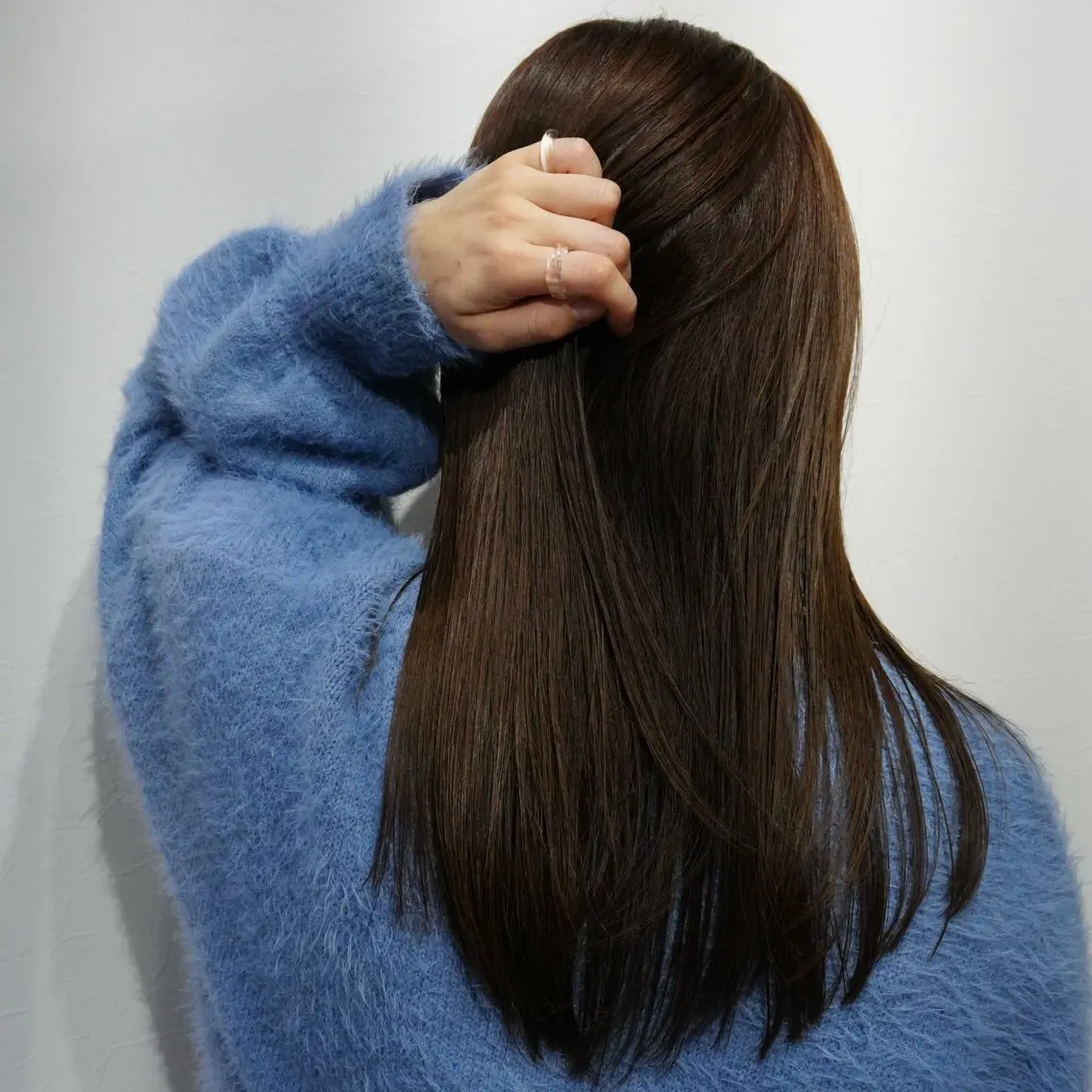 ロング カラー ブリーチ ブラウンカラー ブリーチなしカラー 本町／美容室 yamamotoのヘアスタイル