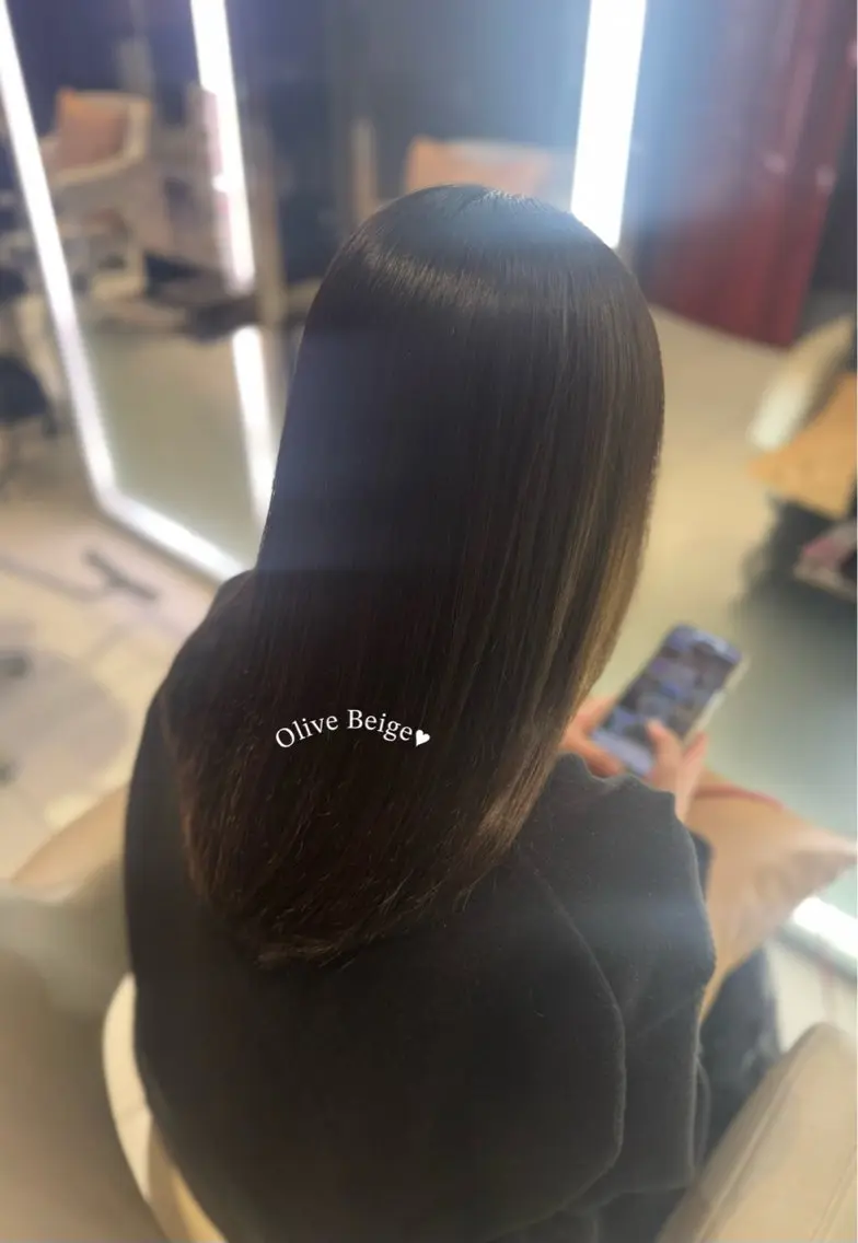 セミロング カラー 🤍たむら みなみ 銀座🤍のヘアスタイル