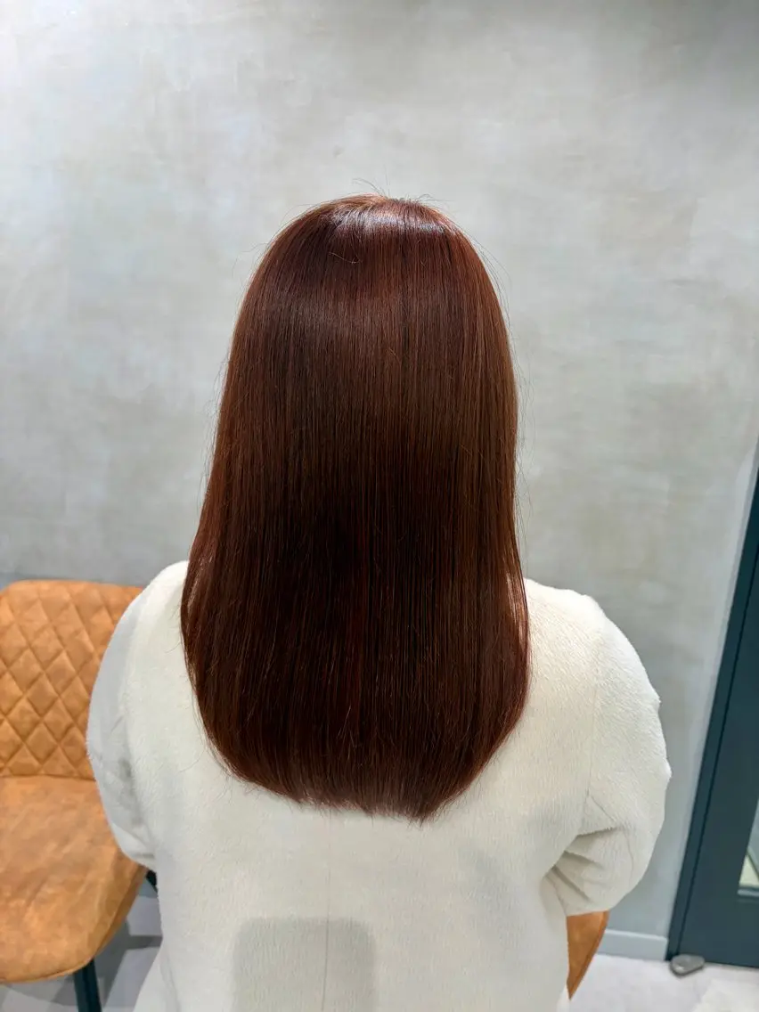 セミロング カラー 髪質改善 ブリーチ✨/似合わせ カラー🎀/Yuzuのヘアスタイル