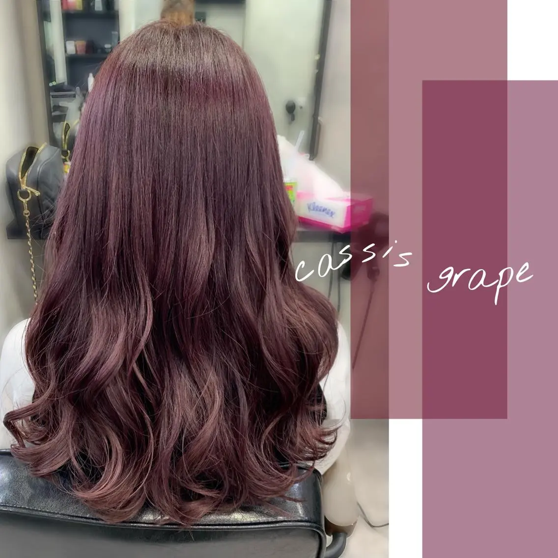 ロング カラー パーマ ヘアアレンジ 個室で似合わせ好印象 🧡外山弥千代のヘアスタイル