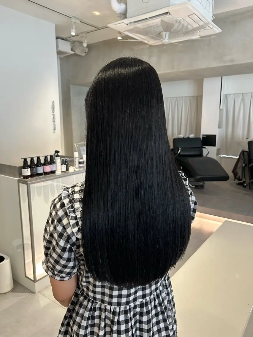 ロング カラー ヘアカラー トリートメント 🧚つやさらhair 🧚manakaのヘアスタイル
