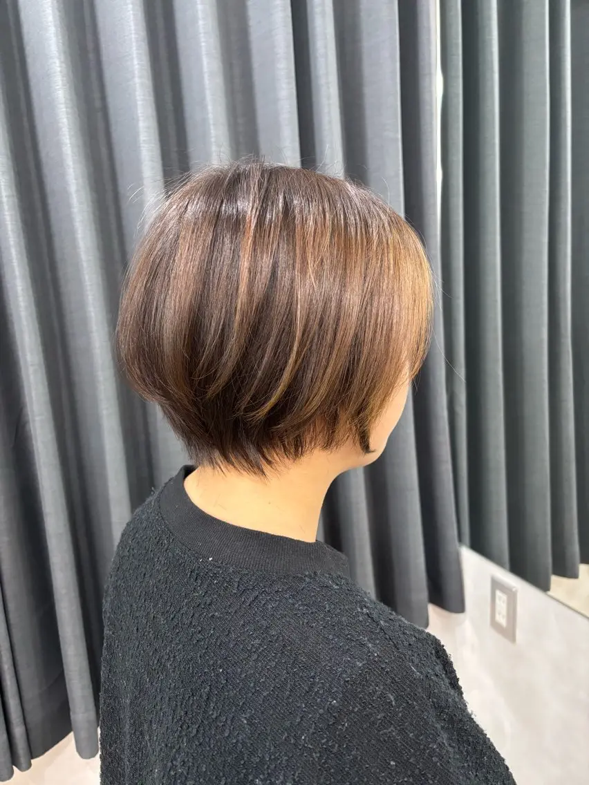 ショート、ショートボブ限定※切りっぱなしは不可、条件ありの写真
