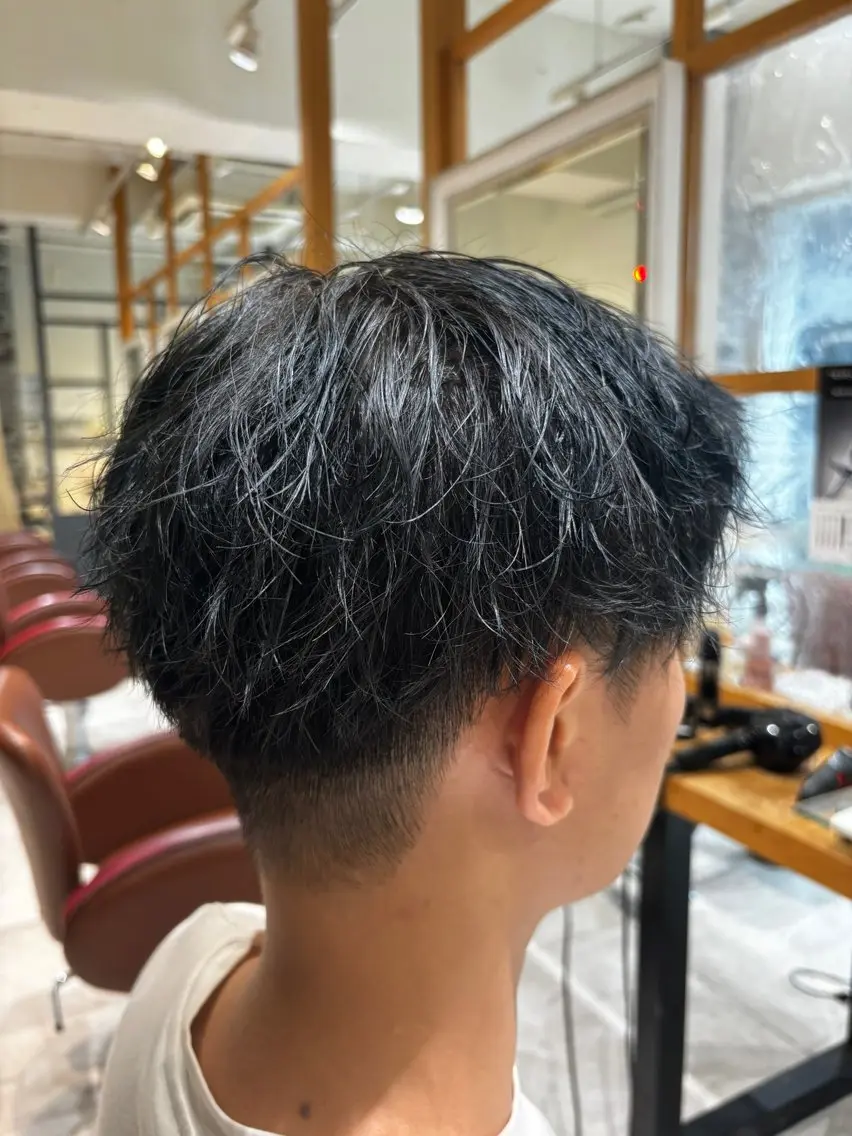 パーマ メンズ カット パーマ 🩶⛓️ハイトーン / RYO⛓️🩶のヘアスタイル