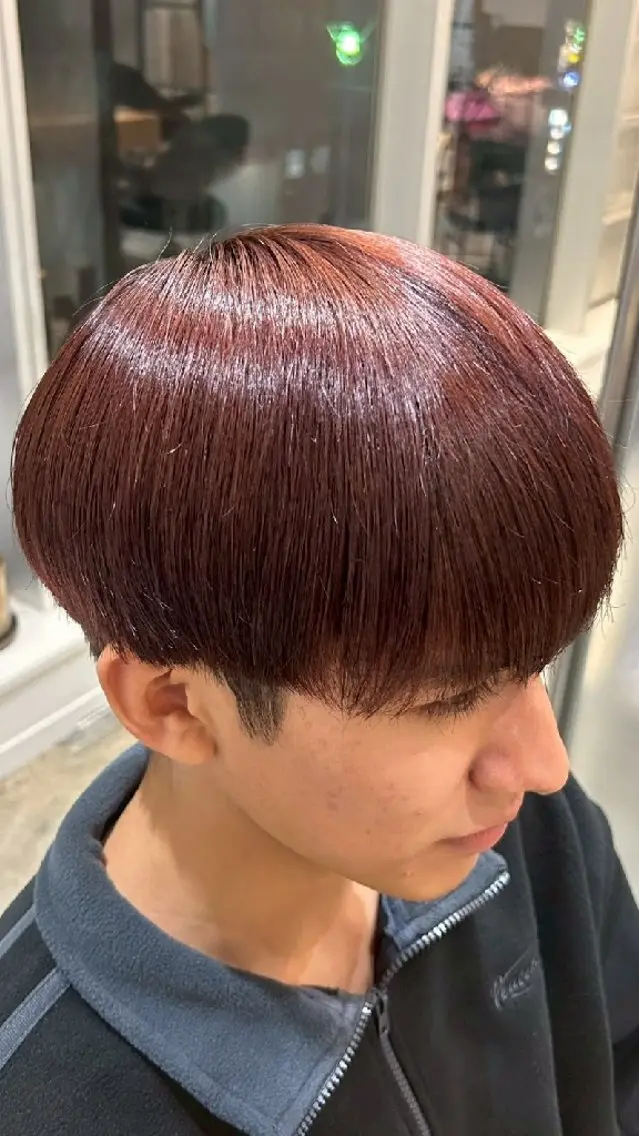 カラー ブリーチカラー💕 萌萌のヘアスタイル