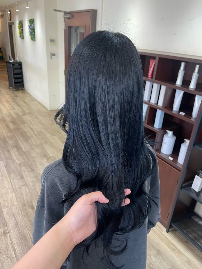 カラー ヘアカラー トリートメント envogue ゆりのヘアスタイル
