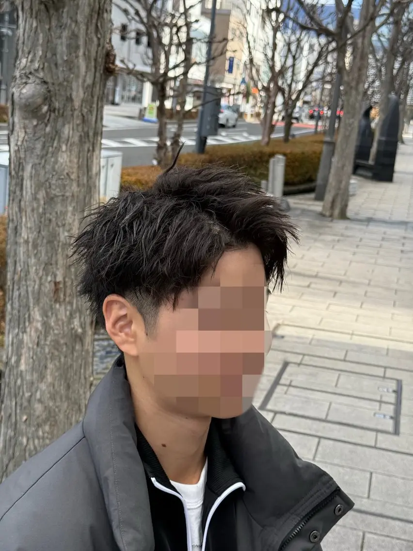 パーマ ツイストパーマ レディースモデル募集 角快利のヘアスタイル