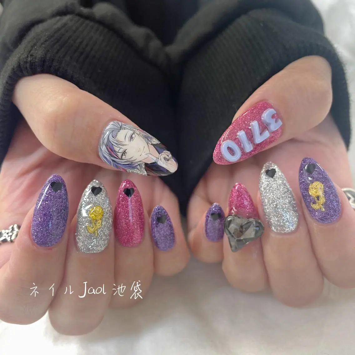 ロング ネイルJaol 池袋のネイルデザイン