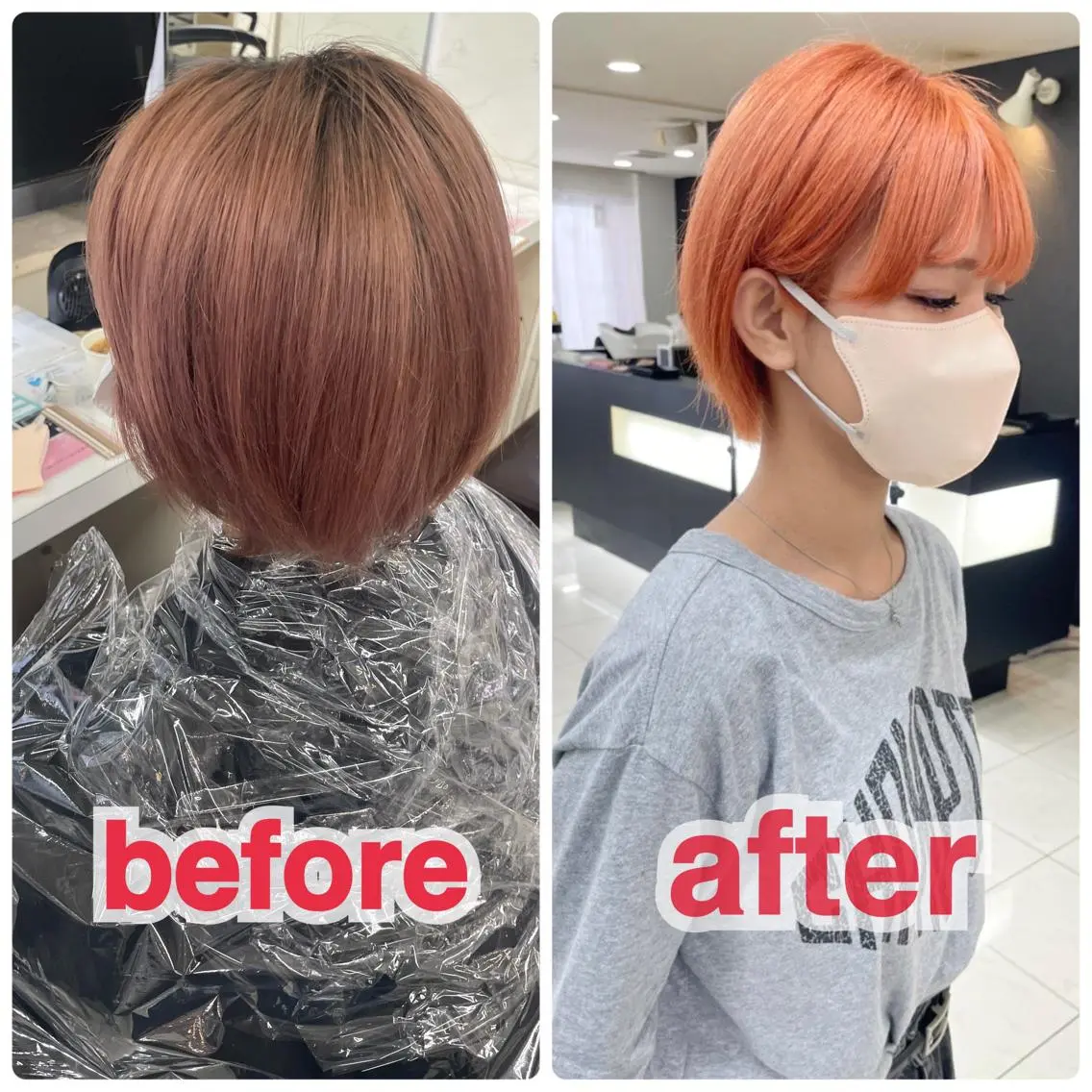 ショート カラー シールエクステ ブリーチ ケアブリーチ ダブルカラー ハイトーンカラー ヘアカラー トリートメント ハイトーンエクステ 🎩カズキ🎩のヘアスタイル