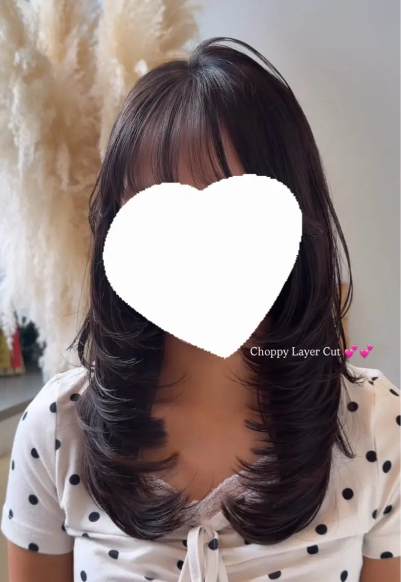 ロング カラー カット レイヤー透明感カラー ブリーチ🎀オトハのヘアスタイル