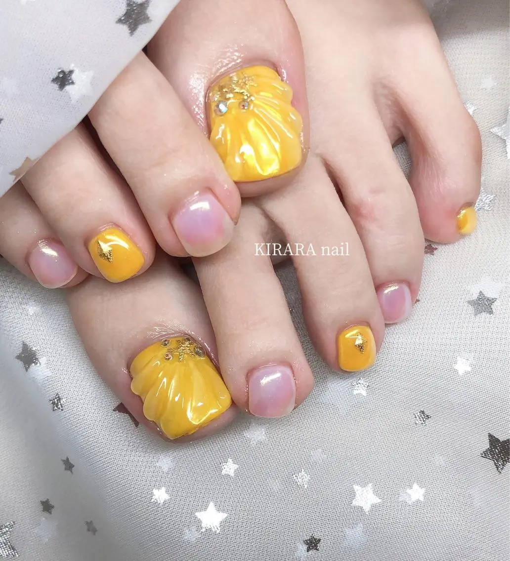ネイル フットネイル KIRARA ネイルサロンのネイルデザイン