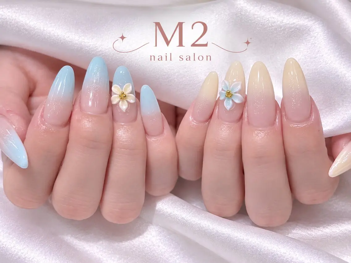 ネイル ハンドネイル 長さだし専門店 M2 rikaのネイルデザイン