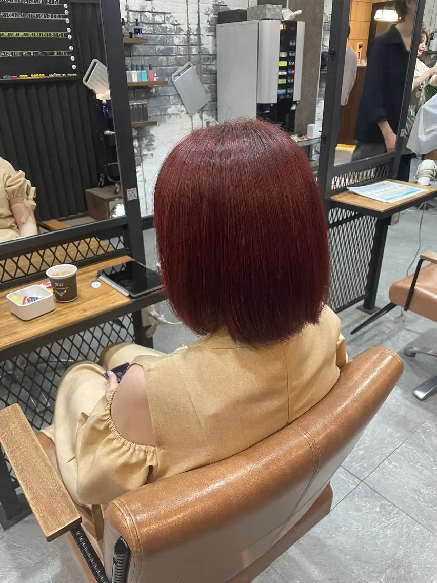 ミディアム ヘアカラー SHIAN橋本店 🍼りおのヘアスタイル
