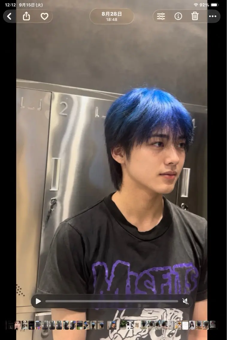 カラー メンズ デザインカラー 原野 実優羽のヘアスタイル