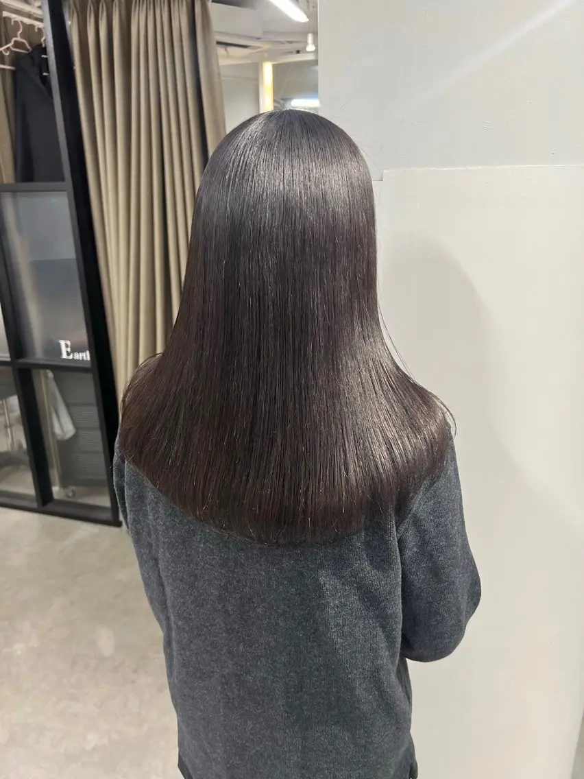 ロング 髪質改善 縮毛矯正 カット 縮毛矯正 トリートメント Lit. RINAのヘアスタイル