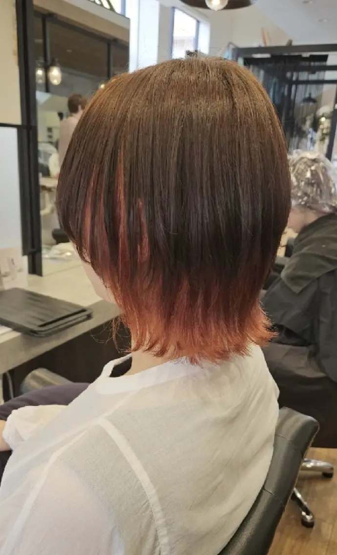 ショート カラー ヘアカラー 関口 友菜のヘアスタイル
