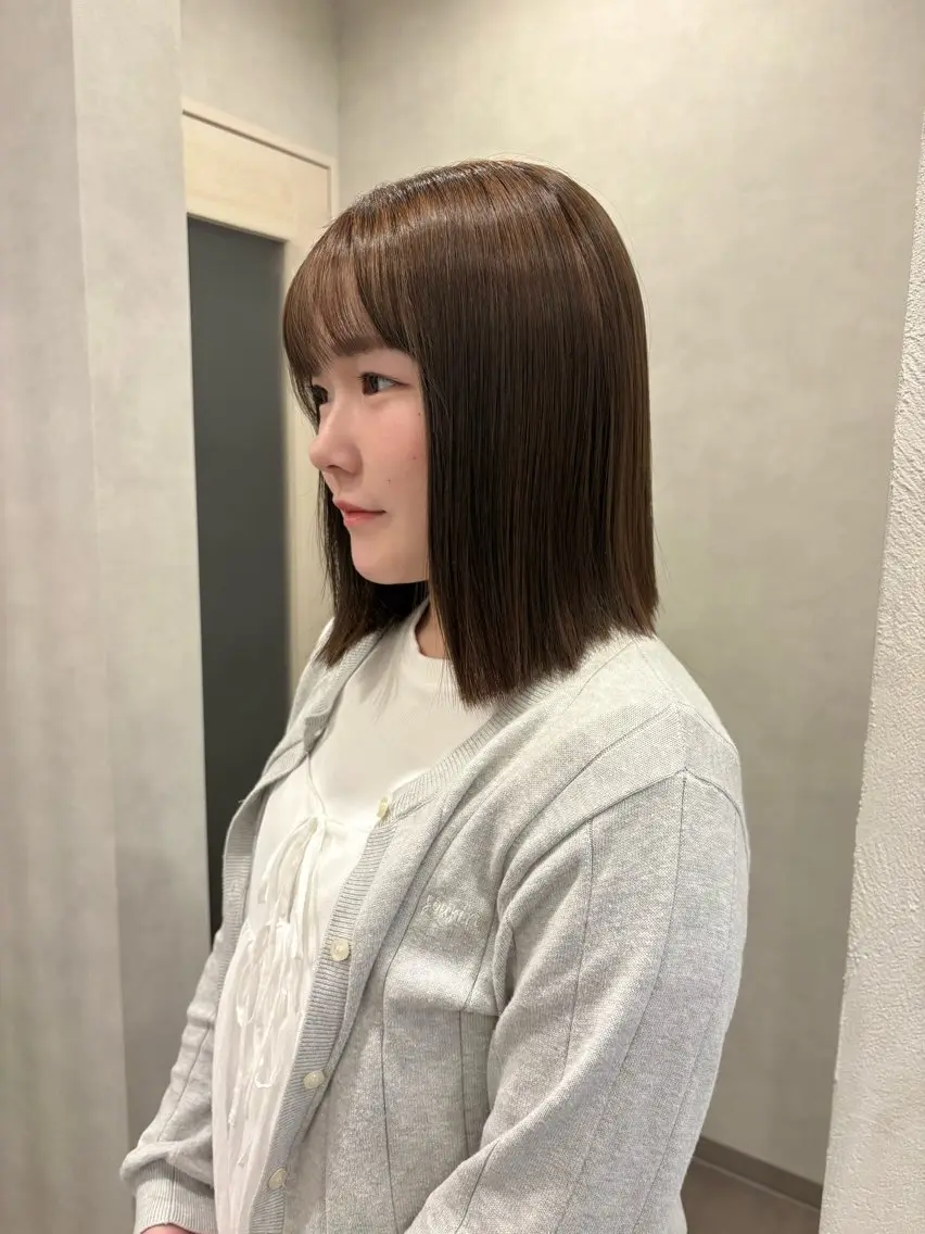 【平日限定17:00〜】ワンカラー+前髪顔周りカット ⋆. 𐙚 ˚の写真