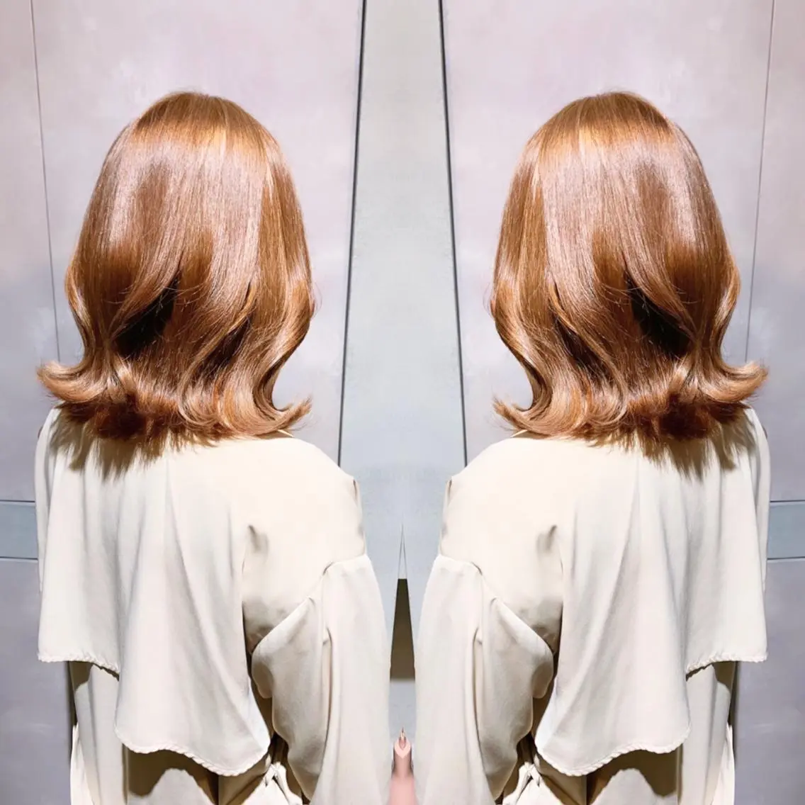 セミロング カラー カット ヘアカラー トリートメント 💘大人可愛く💘 Natsuki❥❥❥のヘアスタイル