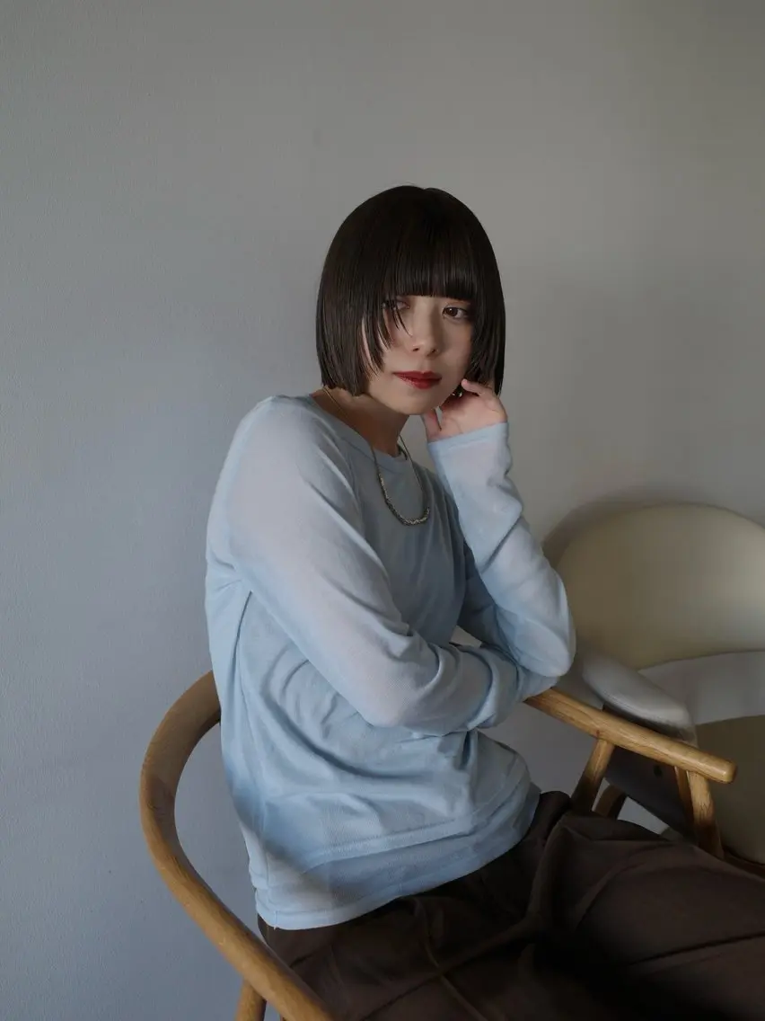ミディアム カット ヘアカラー トリートメント fithue ボブ〻kotonoのヘアスタイル