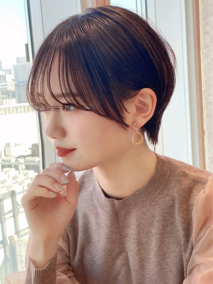 ショート カラー ショートボブ ボブ 似合わせカット ショートヘア 小顔カット カット ヘアカラー トリートメント ショート、ボブの神✨ 峯朋也✂︎✨のヘアスタイル