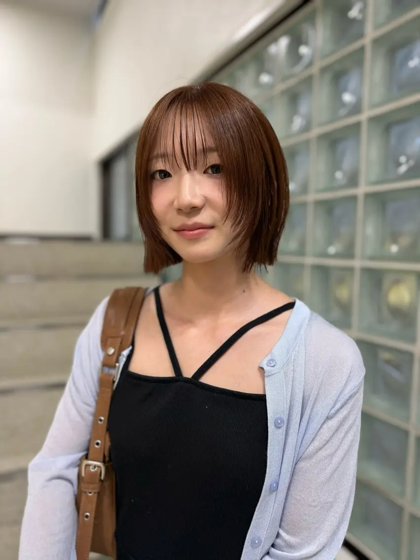 カット ヘアカラー sena⌇ベージュ⌇ ブリーチなしWカラーのヘアスタイル