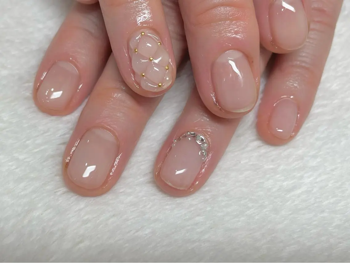 ネイル クリアネイル riri-nail Rie Endoのネイルデザイン