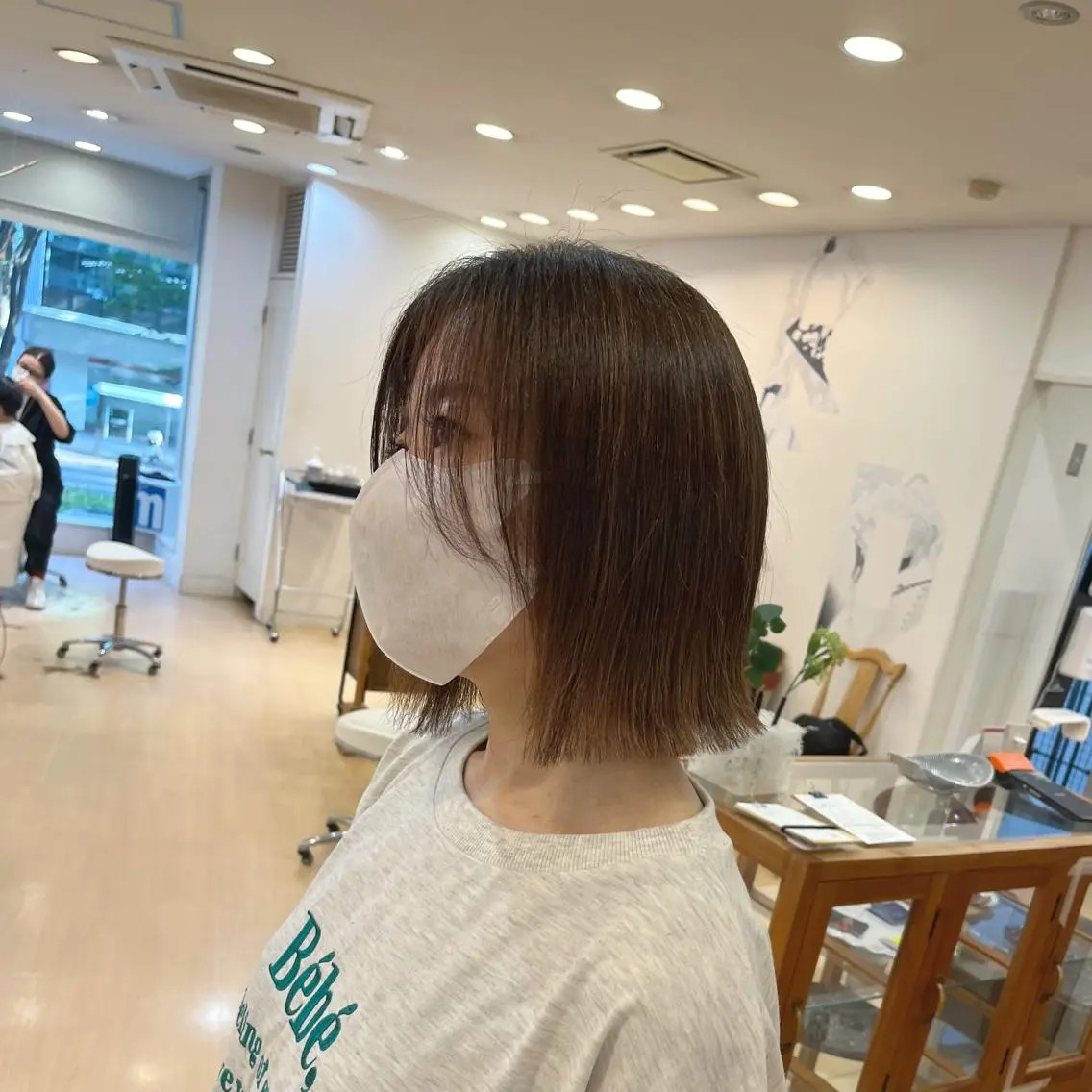 ショート ボブ カット トリートメント LUNA🌙韓国ヘア 🌙レイヤーカットのヘアスタイル
