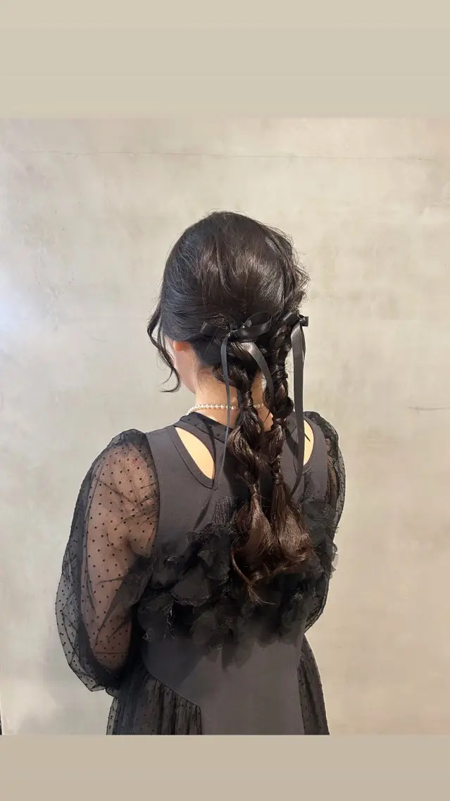 ロング ヘアアレンジ ヘアセット タナカ カナ🫧のヘアスタイル