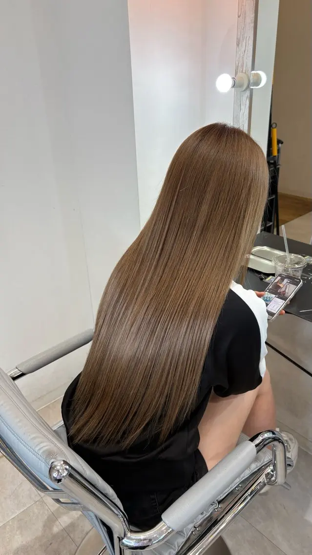 ロング ヘアカラー エクステ 太田 天空のヘアスタイル