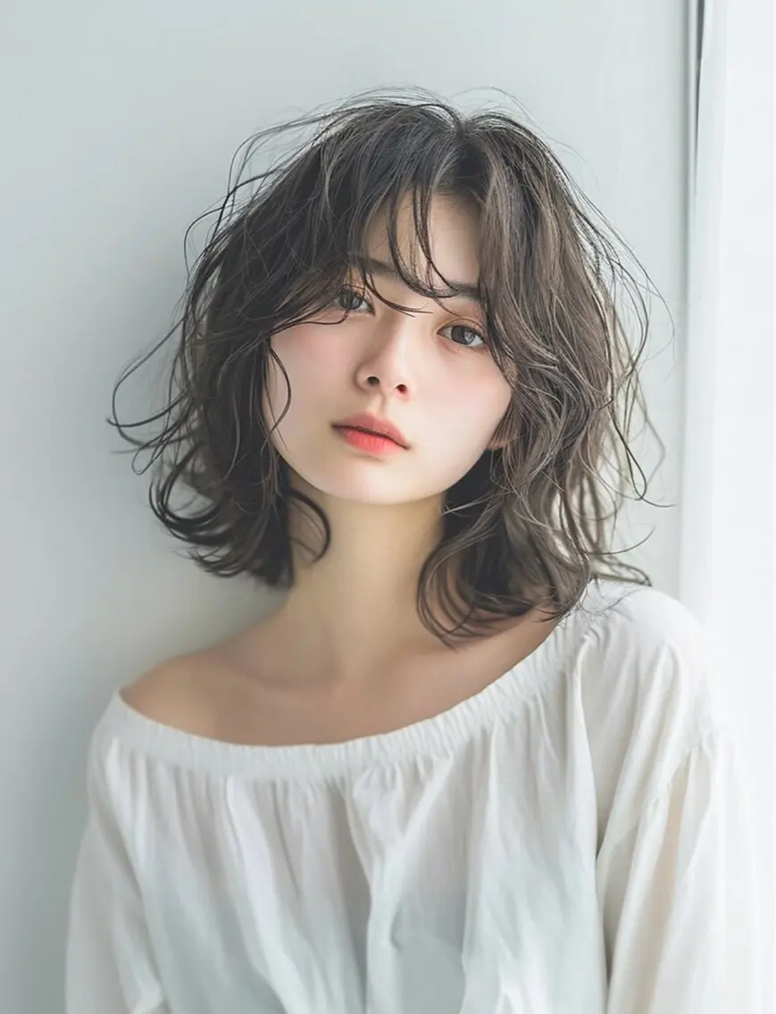 ミディアム 馬場 こなみのヘアスタイル