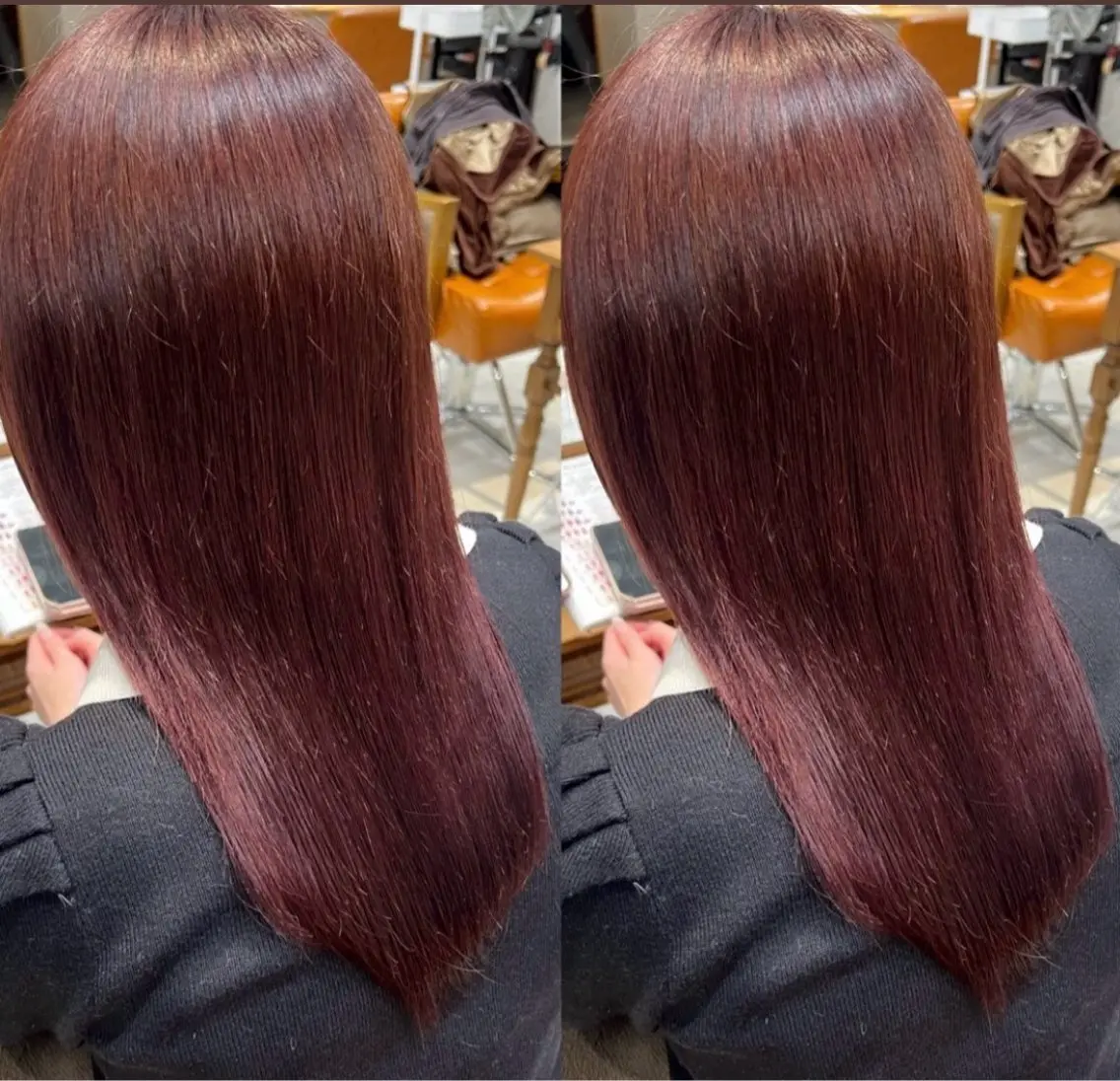 ロング カラー ヘアカラー 艶カラー／藤平 優也のヘアスタイル