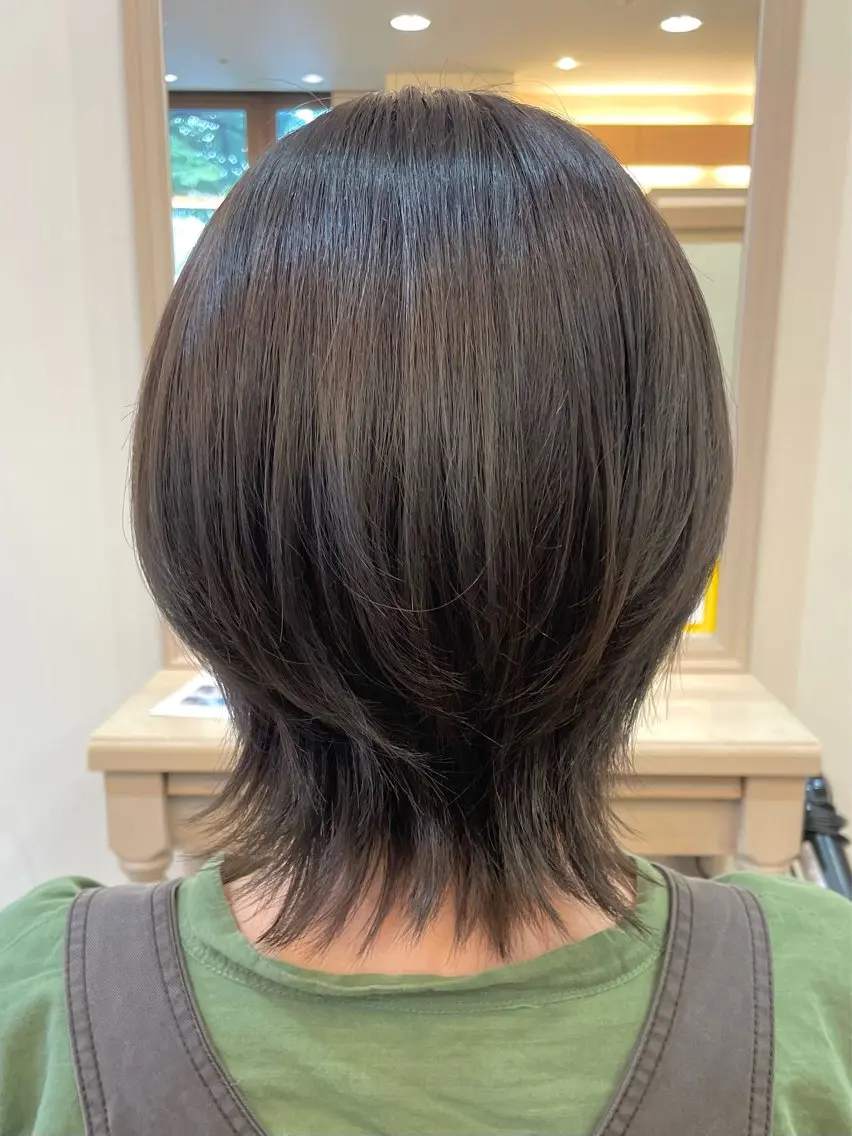 ショート カラー アッシュ アッシュグレー 透明感カラー メンズパーマ🌀/ 中村郁未のヘアスタイル