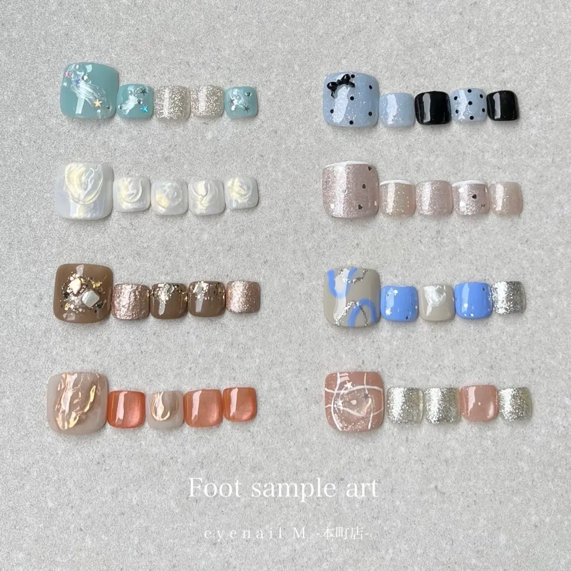 ネイル フットネイル eyenailm 🌼のネイルデザイン